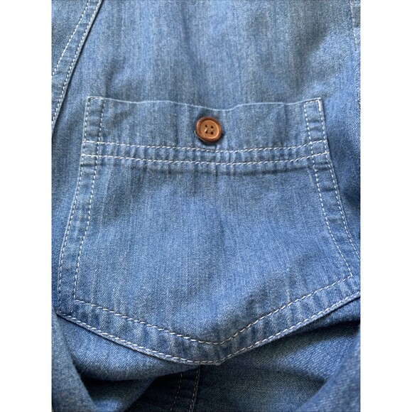 Vintage Renoma Paris Japan Apron Association Utility Jacket Denim Streetwear XL - Picture 13 of 16